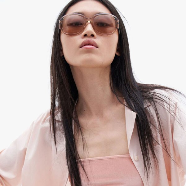 Bottega Veneta Angle Acetate Square Sunglasses - Image 5