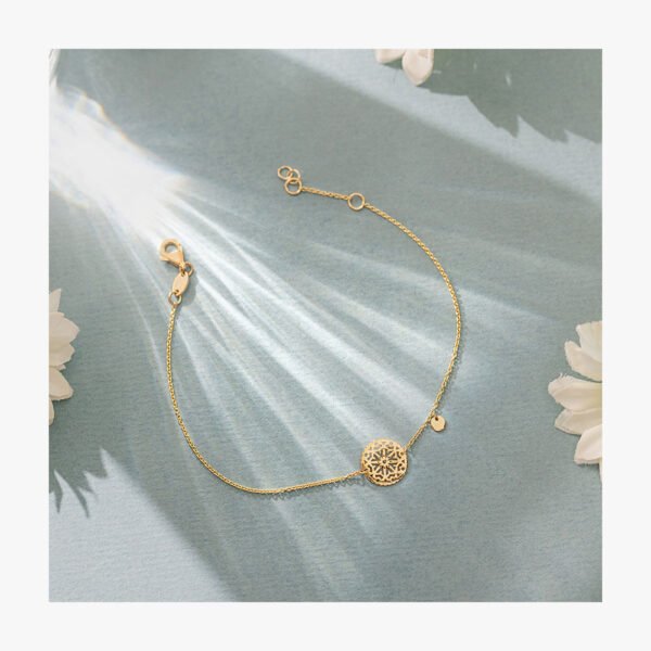 Handmade Sterling Silver 18ct Gold Bangle - Image 4