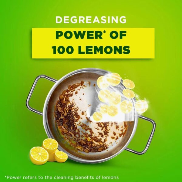 Vim Lemon Dishwash Bar 125 grams - Image 4