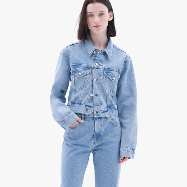 Men's Classic Denim Jacket-Motorcycle Edition - Image 2