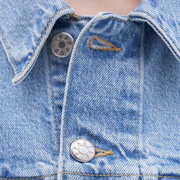 Men's Classic Denim Jacket-Motorcycle Edition - Image 5