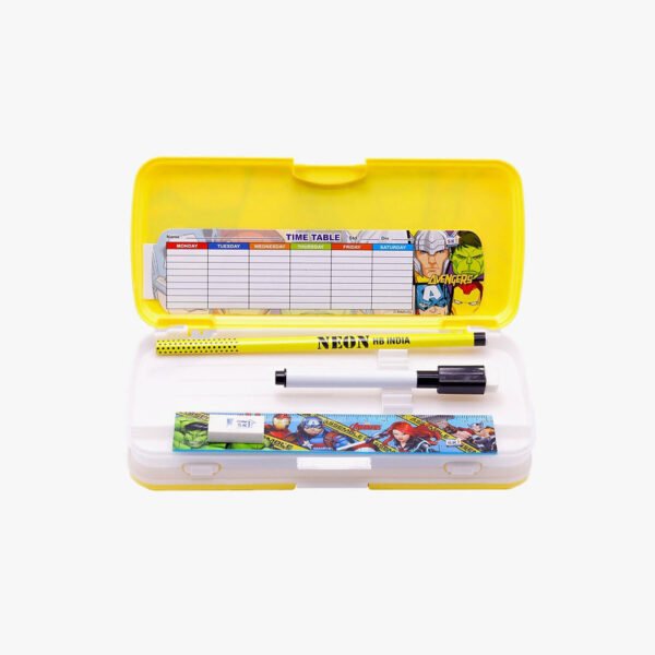 Pencil Box with White Board & Marker - Avenger - Image 4