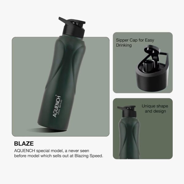 Stainless Steel Colored Fridge Water Bottle - Image 3