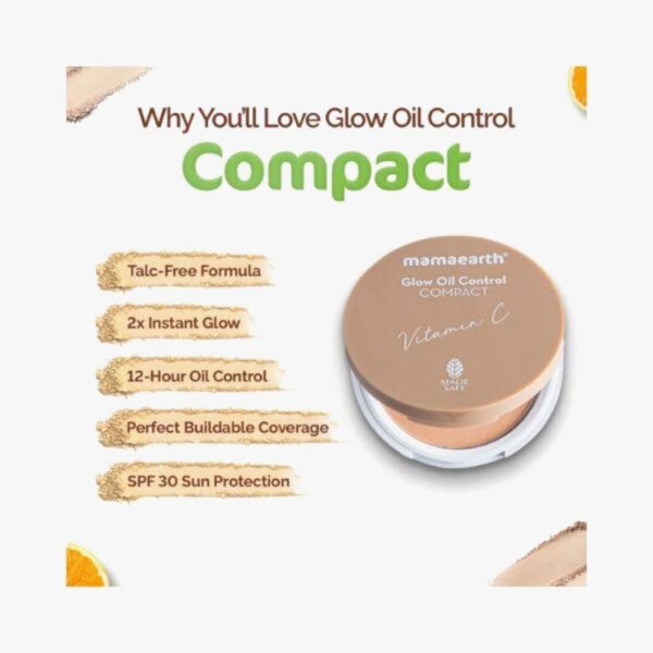 Glow Oil Control Compact SPF 30 with Vitamin C - Image 3