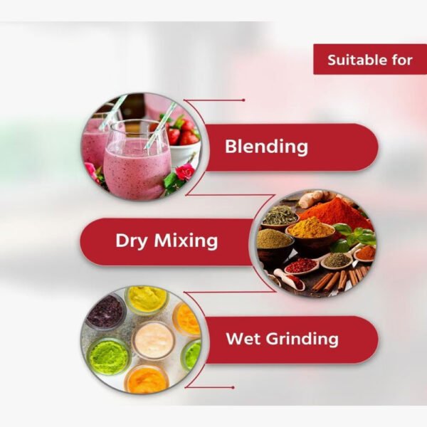 Lifelong Duos - LLMG92 500 Mixer Grinder 2 Jars - Image 5