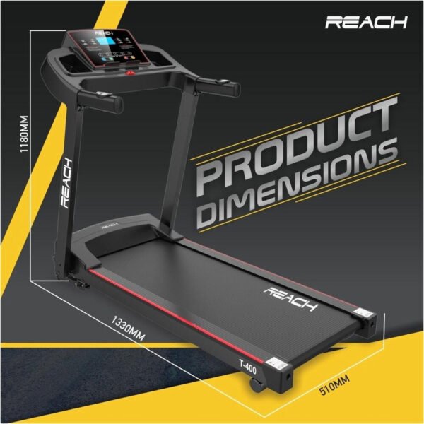 T-400 Motorized Running indoor Treadmill - Image 3