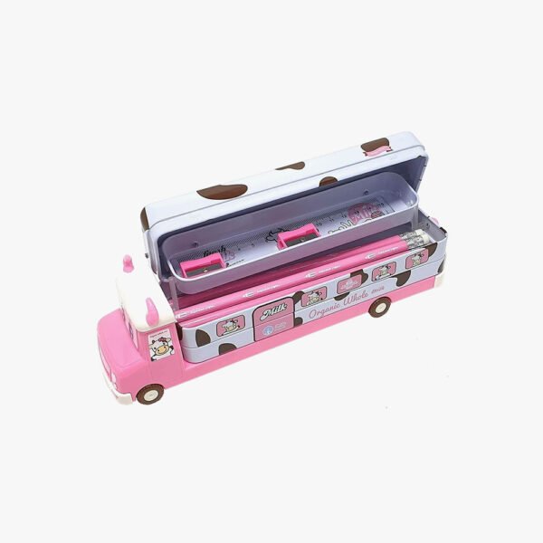 Metal Truck Pencil Box with Pencils - Image 4