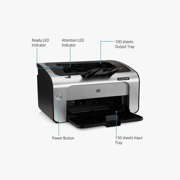 Laserjet P1108 Monochrome Laser Printer - Image 2